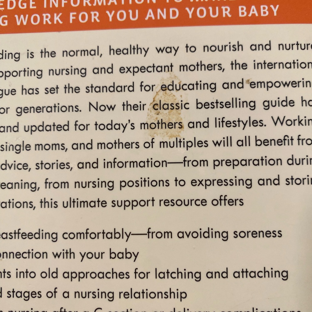 The womanly art of breastfeeding book - Picture 4 of 5